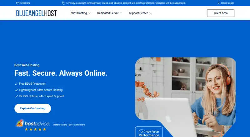 BlueAngelHost screenshot