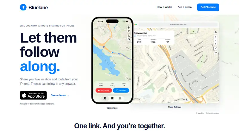 Bluelane screenshot