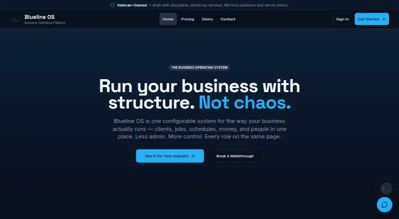 Blueline OS screenshot