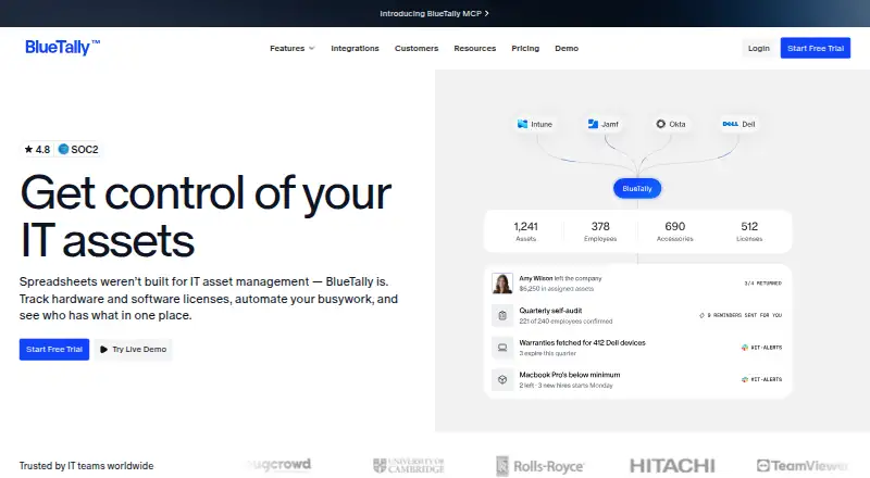BlueTally screenshot