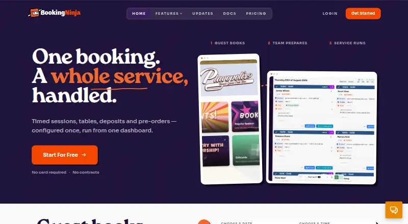 BookingNinja screenshot