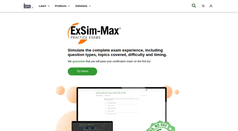 Boson ExSim-Max screenshot