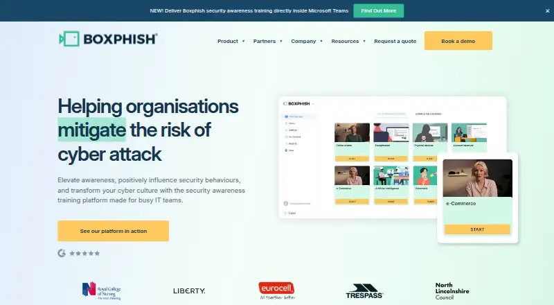 Boxphish screenshot