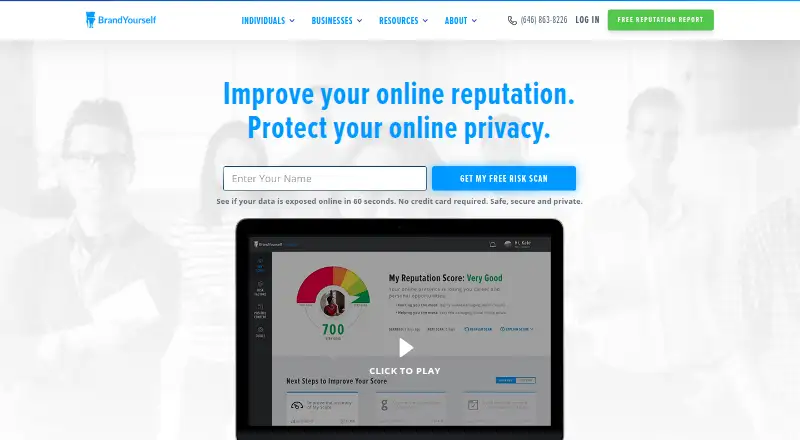 BrandYourself screenshot