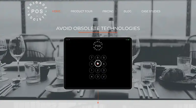 Brigade POS screenshot