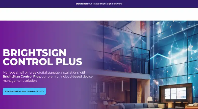 BrightSign BSN.cloud screenshot