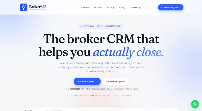 Broker365 screenshot