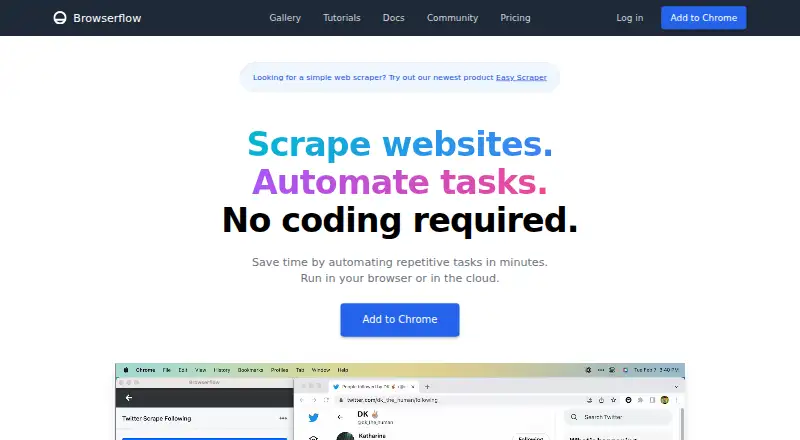 Browserflow screenshot