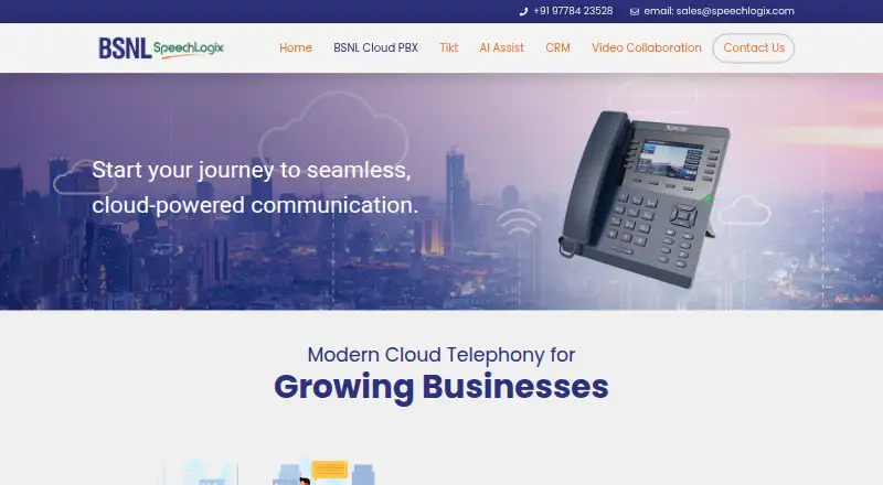 BSNL Cloud PBX screenshot