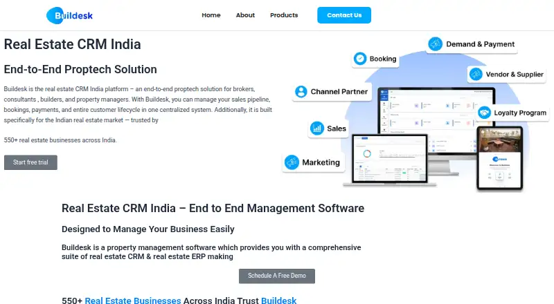 Buildesk screenshot