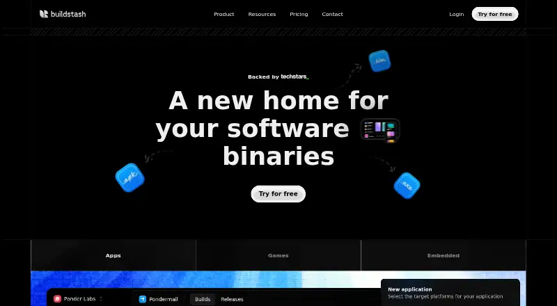 Buildstash screenshot