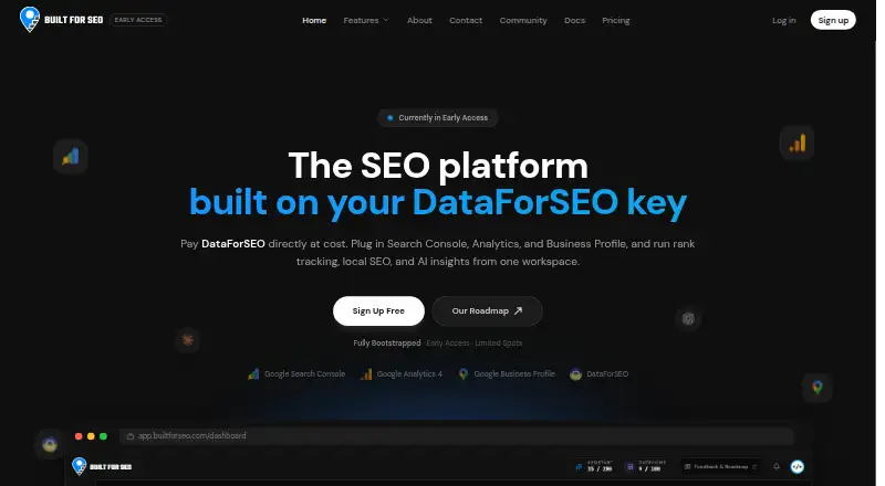 Built For SEO screenshot