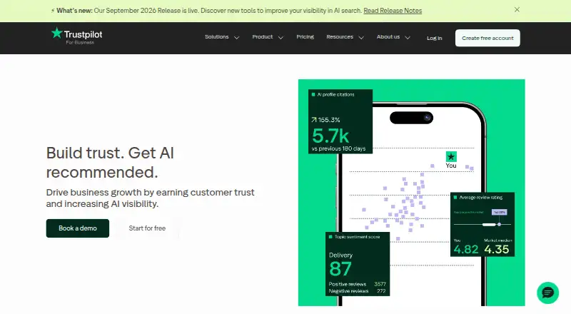 Trustpilot Business screenshot