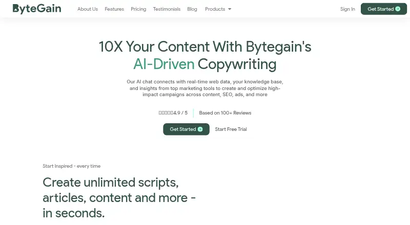 ByteGain screenshot