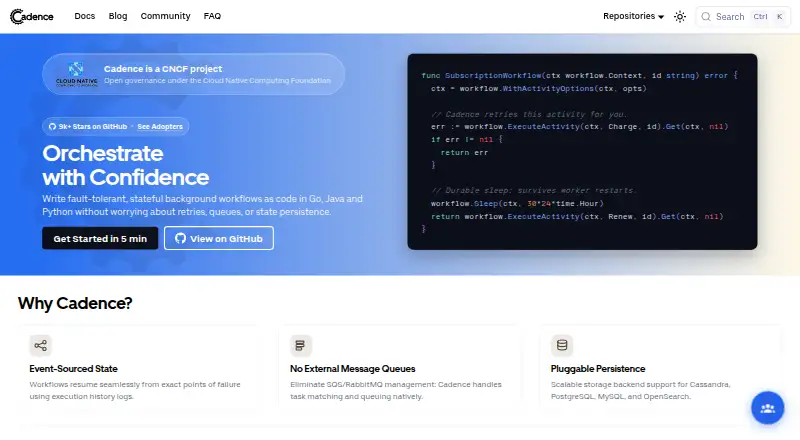 Cadence screenshot