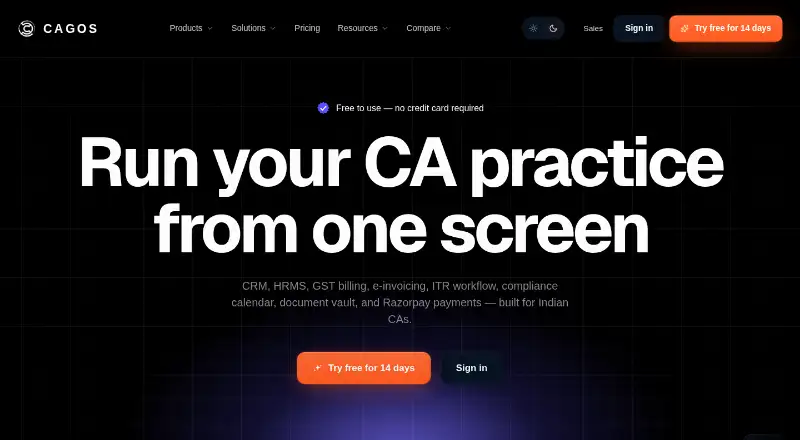 CAGos screenshot