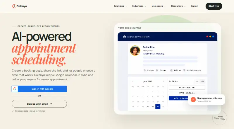 Calenyo screenshot