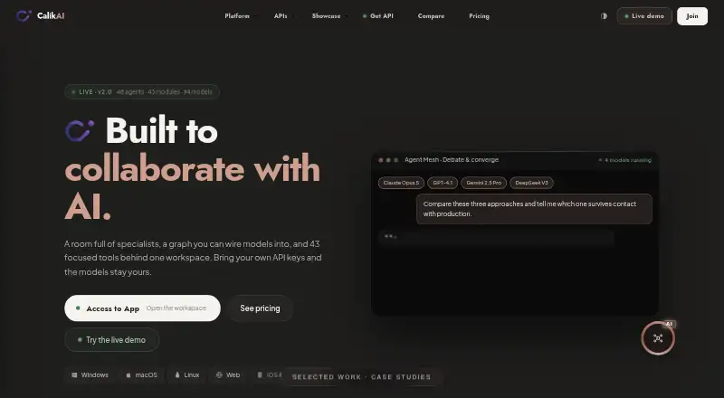 Calik AI screenshot
