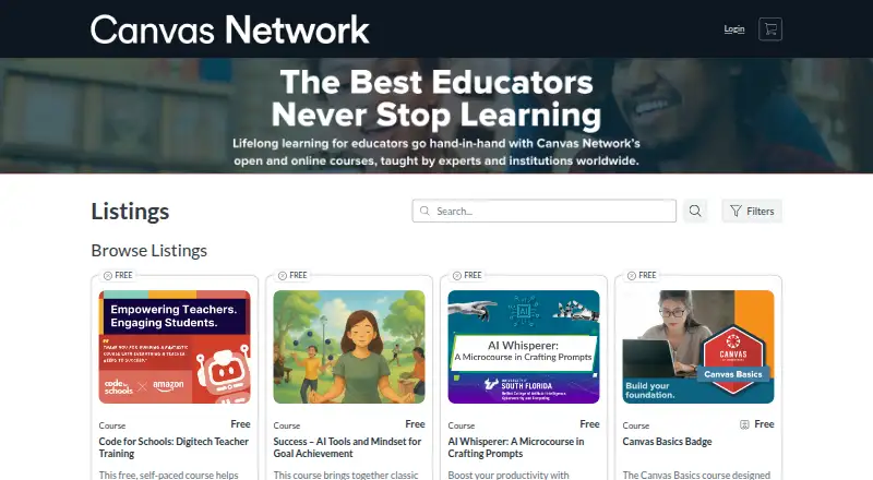 Canvas Network screenshot