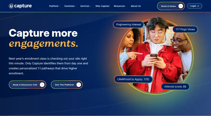 Capture Higher Ed screenshot