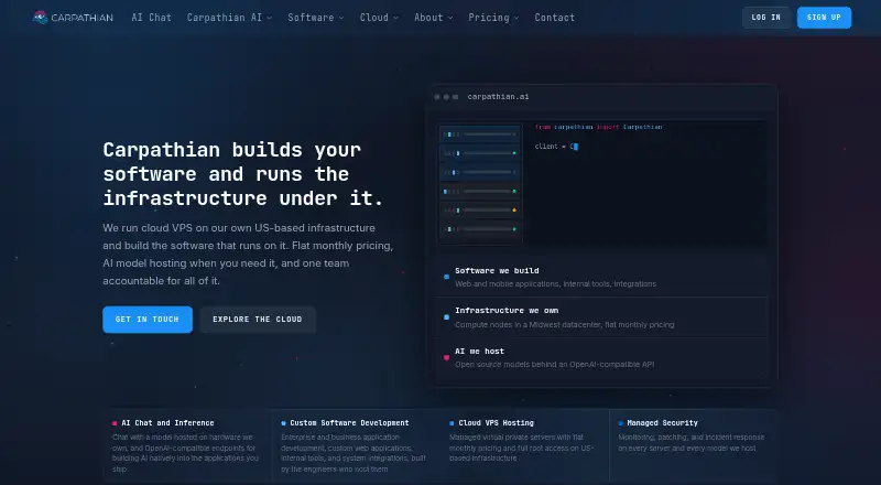 Carpathian Cloud screenshot