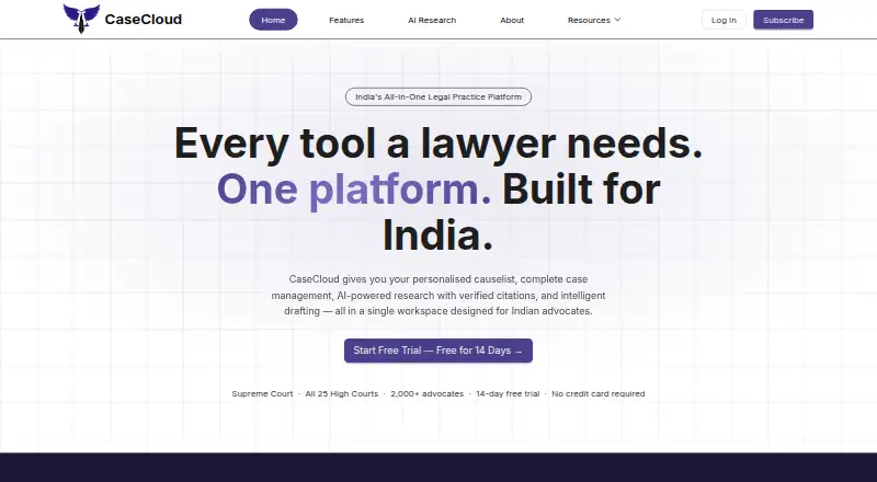 CaseCloud screenshot