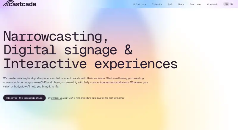 Castcade screenshot