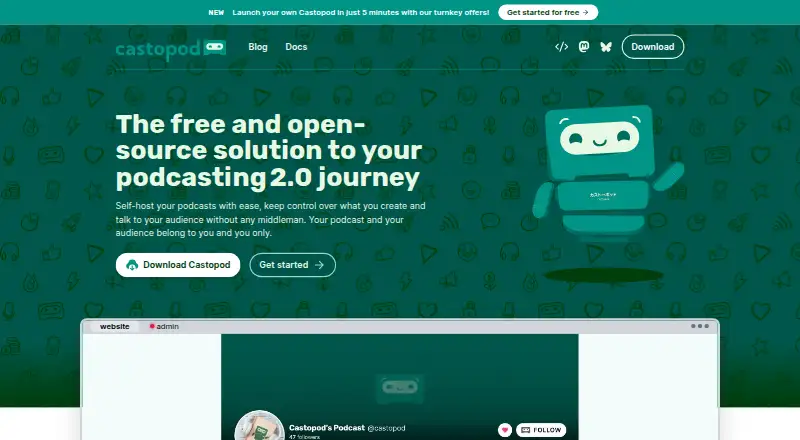 Castopod screenshot