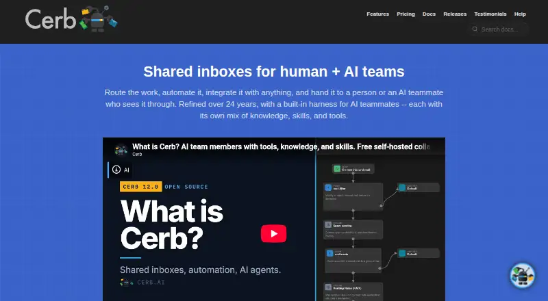 Cerb screenshot