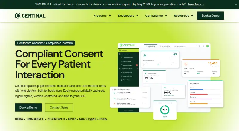 Certinal screenshot