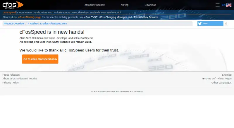 cFosSpeed screenshot