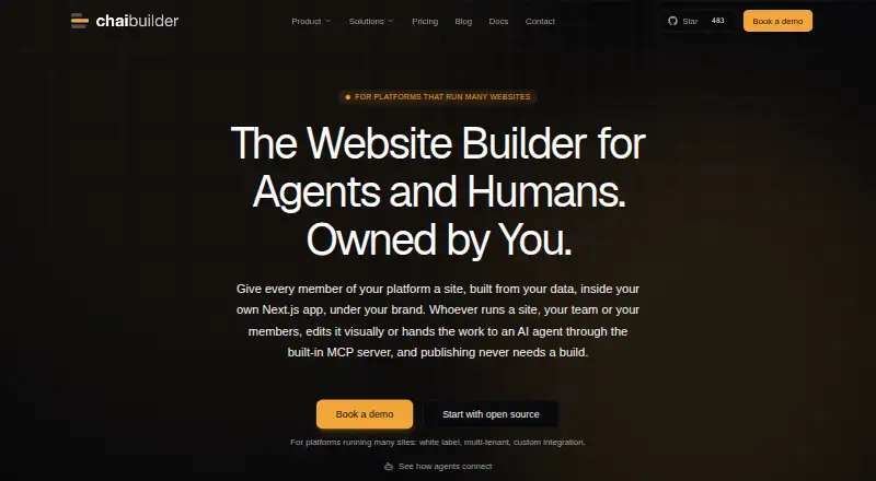 ChaiBuilder screenshot