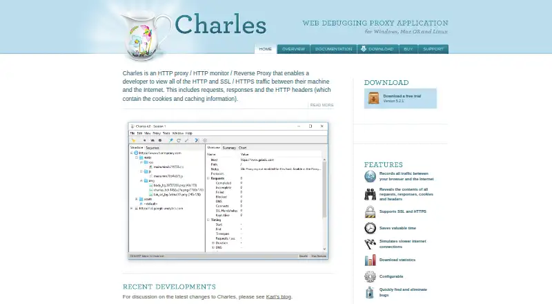 Charles screenshot