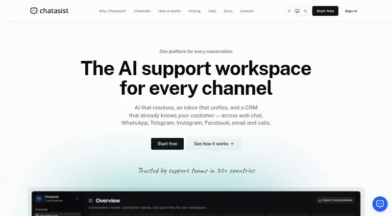 Chatasist screenshot