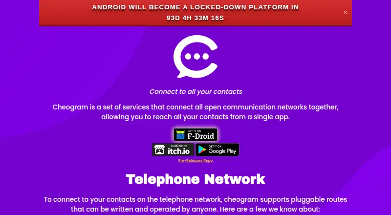 Cheogram screenshot