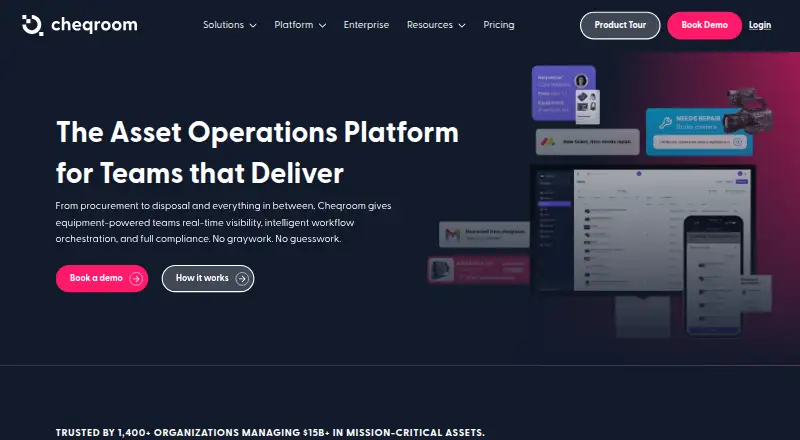 Cheqroom screenshot