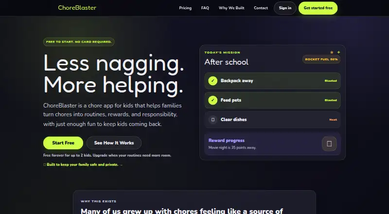 ChoreBlaster screenshot