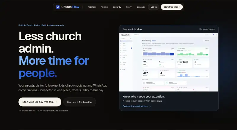 Church Flow screenshot
