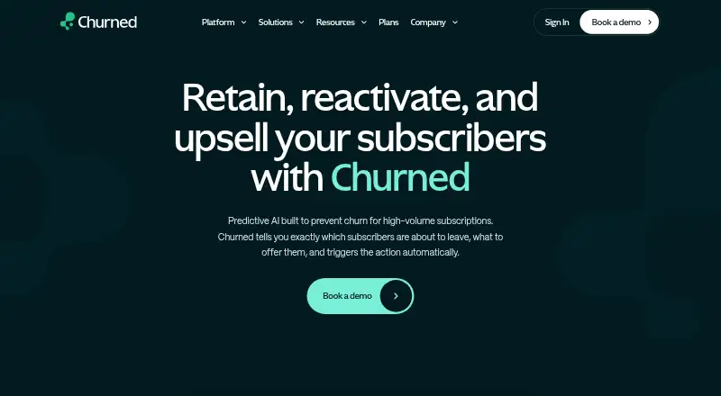 Churned screenshot