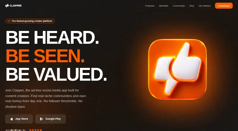 Clapper screenshot