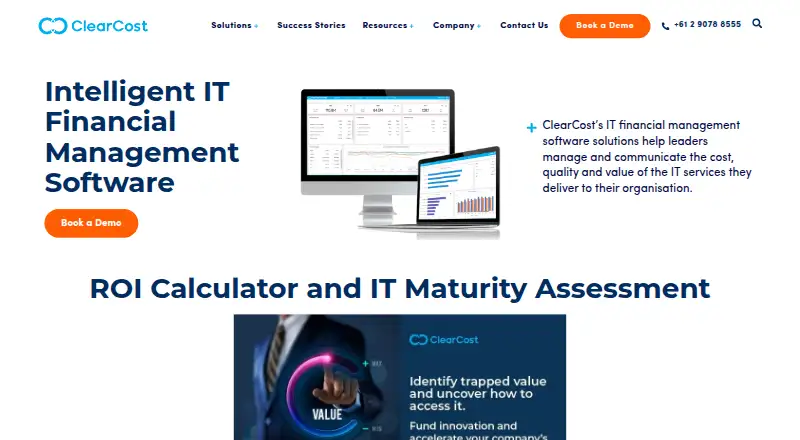 ClearCost IT Financial Management screenshot