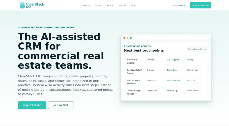 ClearStack CRE screenshot