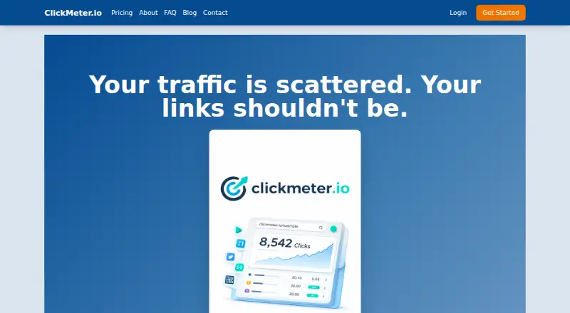 ClickMeter.io screenshot