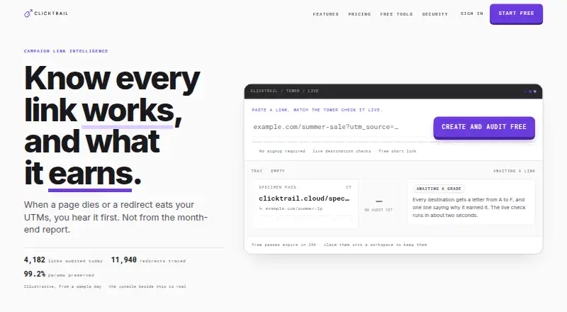 ClickTrail screenshot