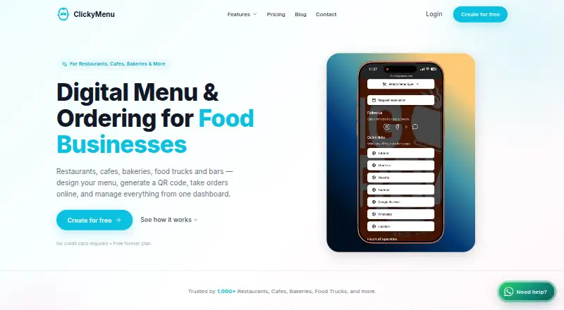 ClickyMenu screenshot
