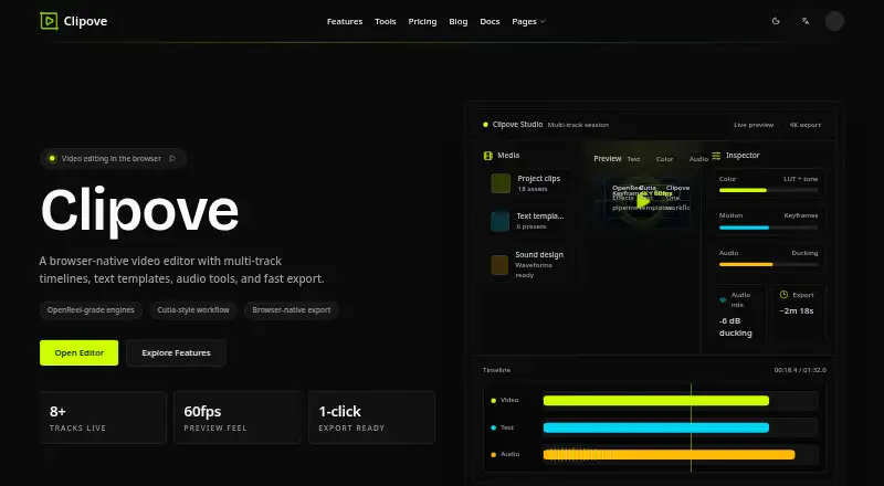 Clipove screenshot