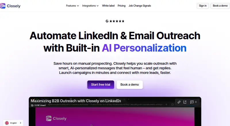 Closely screenshot