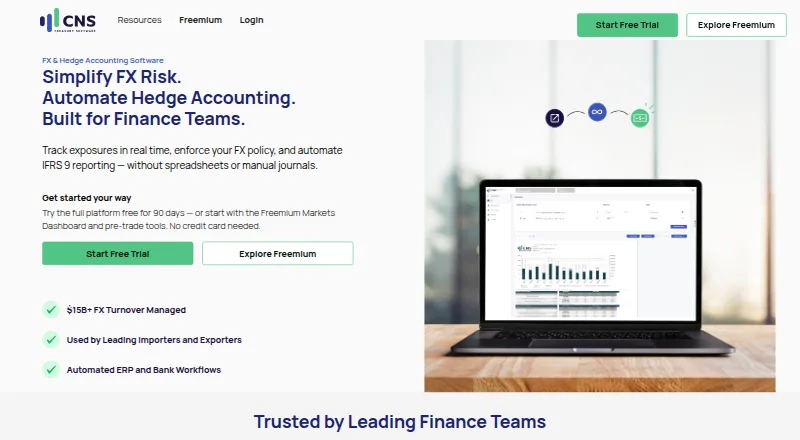 CNS Treasury screenshot