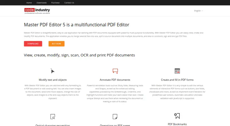 Master PDF Editor screenshot