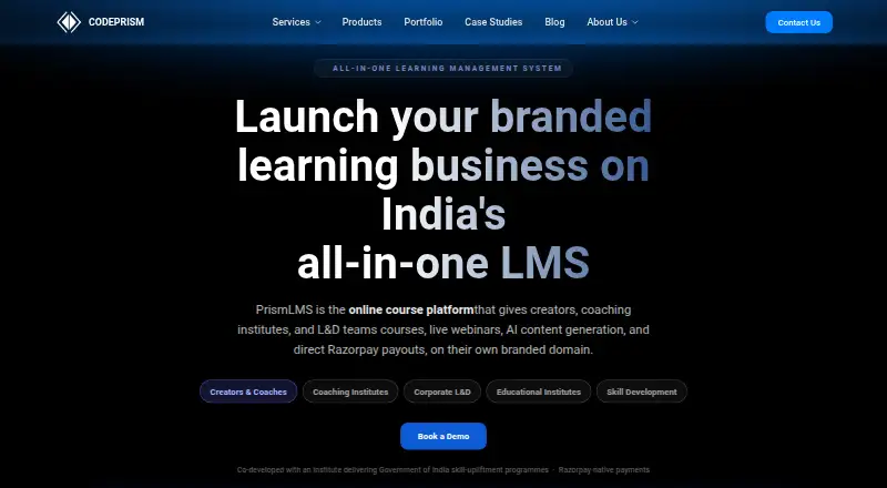 PrismLMS screenshot
